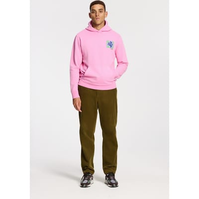 Shiwi Leo Regular Fit Slow Pace Hoodie Pink Dusk Maat: S | Hoodies Outlet | Heren | Roze