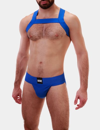 Barcode Berlin Multipack 1x Sergey Jockstrap + 1x Matt Harness Royal - MAAT XL - Heren Ondergoed - Jockstrap voor Man - Mannen Jock
