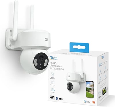 Slimme 360° Wifi Buiten Beveiligingscamera met Nachtzicht en Bewegingsdetectie