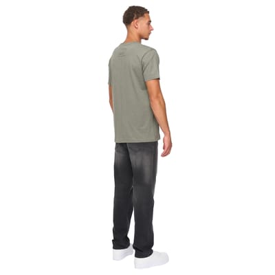 Duck and Cover Heren Deltamans T-shirt (Donker Olijf)