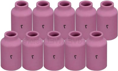 Lasmondstuk Keramisch - Aluminiumoxide Cups - TIG Lassen - Gaslens Compatibel - 11mm #7 - Roze