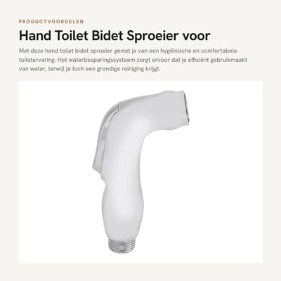 Dailygoods - Hand Toilet Bidet Sproeier voor Badkamer