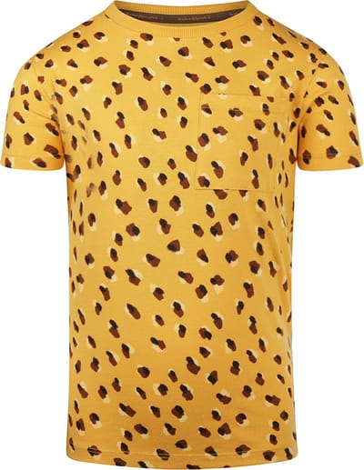 Koko Noko R-boys 3 Jongens T-shirt - Warm yellow - Maat 80
