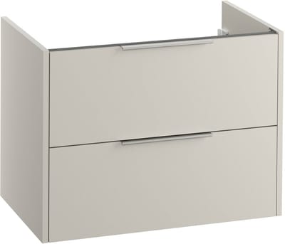 Saqu Lima wastafelonderkast excl. greep 80x39,5x60cm kast kiezel grijs