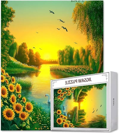 Houten Puzzel - Klassieke Legpuzzel - Ontspanning en Decoratie - Meer dan 5000 stukjes - 156x105cm - Meerkleurig