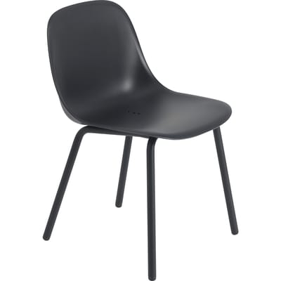 Muuto Fiber Outdoor Stoel - anthracite black