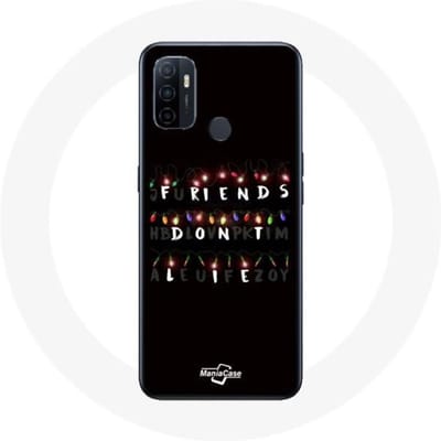 Coque pour Oppo A53 - MANIACASE - Stranger Things - Souple - Noir - Mixte