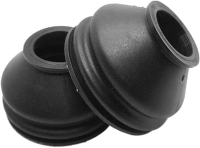 Siliconen Stofhoezen - Kogelgewricht Hoezen - Onderdelen Beschermen - Universele Clip-On - 23 x 41 x 33 mm - Zwart
