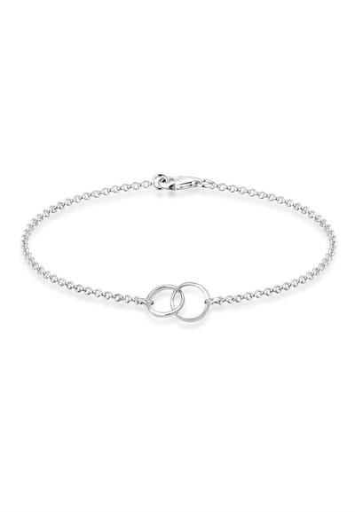 Elli - Armband - Dames Geo Minimal Ringen in 925 Sterling Zilver - Dames