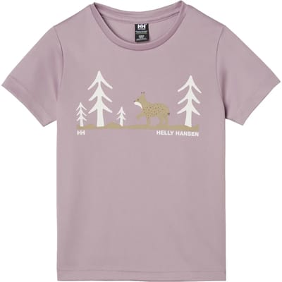 Helly Hansen Tech Graphic K T-shirt Met Korte Mouwen Paars 5 Years Kinderen