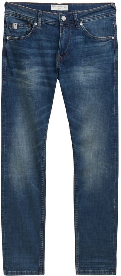 Tom Tailor Denim - TTPIERS SLIM-jeans - Maat 30/34 - dark stone wash denim