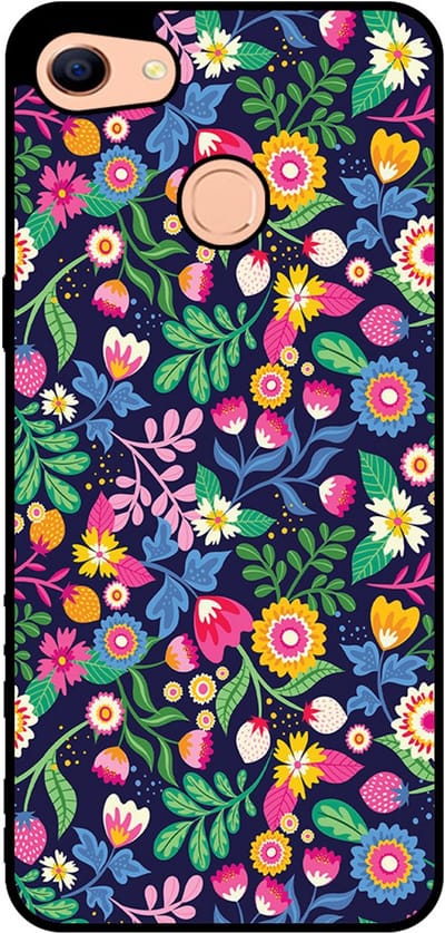 Smartphonica Telefoonhoesje Geschikt voor Oppo F5 met bloemen opdruk - TPU backcover case flower design geschikt voor Oppo F5