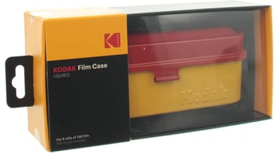 KODAK Film Steel Case Geel met rood deksel