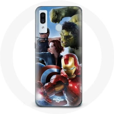 Coque pour Samsung Galaxy A30 Avengers l'ère d'ultron