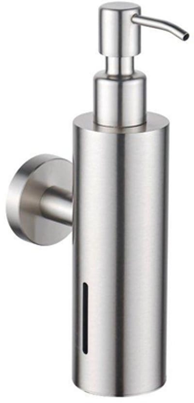 FugaFlow zeepdispenser - wand - rond - geborsteld RVS -