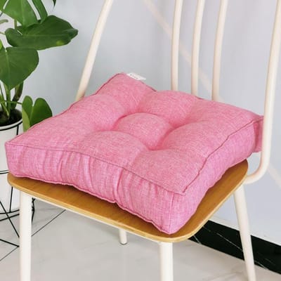 Zitkussens Stoel - Comfortabele Kussens - Binnen Buiten - Dikke Vulling - 45x45 cm - Roze