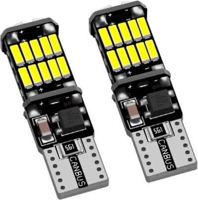 TLVX T10 W5W LED Autolampen 6000K – Canbus – Steeklampen – Stadslicht – Interieur verlichting – Kentekenverlichting – Storingsvrij – Wit Licht – Stadsverlichting LED – Sfeerlicht – Lange levensduur –12V – Parkeer lampen – Auto – Motor – (2 stuks)