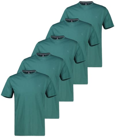 LERROS Heren t-shirt 5 pack Basic