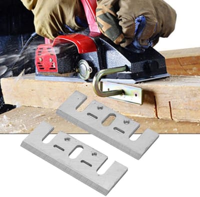Dailygoods- Lame Rabot 82Mm - Vervangend Blad - Snel Staal - Sterk en Duurzaam - Hoge Frequentie Lassen - Geschikt voor Hard Hout - Schaafblad