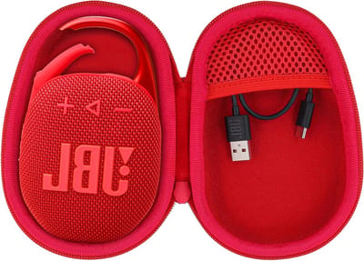 Draagbare Bluetooth Speaker Bescherming - Hard Travel Case voor JBL Clip 5 met Schokbestendige Behuizing en Veiligheidsfunctie