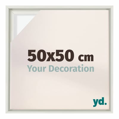 Your Decoration - Baklijst 50x50 cm - Wit Mat - Baklijst voor Canvas - MDF - Lyon