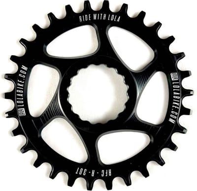 Lola Race Face Dm Kettingblad Zwart 30t
