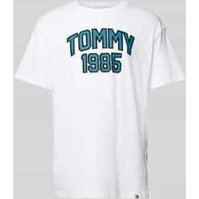 T-shirt met labelprint