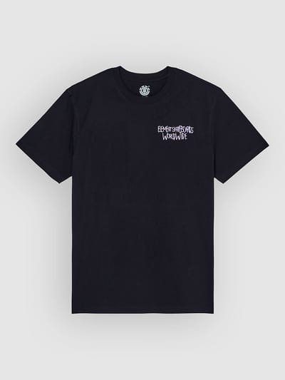 Element Couching T-shirt Met Korte Mouwen Zwart S Man