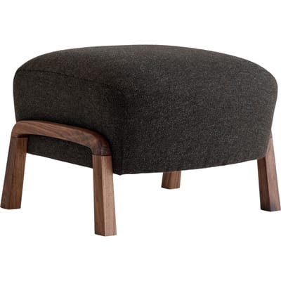 &Tradition Wulff ATD3 Poef - hallingdal 376 - oiled walnut