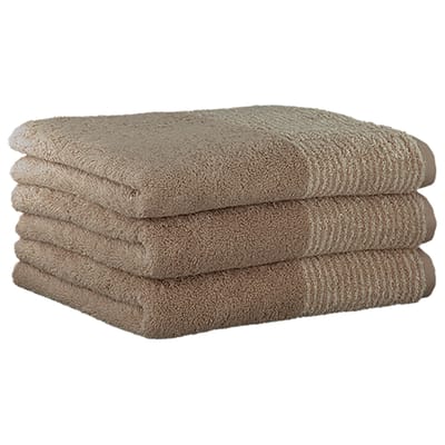 Cawoe Gastendoekje Luxury Home Two-Tone Een maat, 30x50 Set van 3