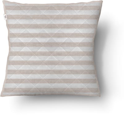 Zohome Sierkussen - Banda di Lino - 50x50 cm bankkussen - Kussen voor de woonkamer - 100% Polyester - Beige