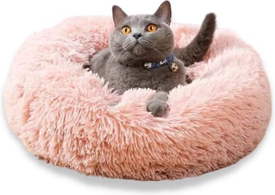 Topmast Fluffy Donut - Dierenmand - Donut Hondenmand - Roze - 60 cm - AKTIE