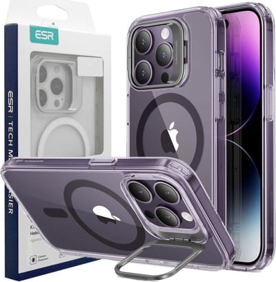 ESR Classic Kickstand Apple iPhone 14 Pro Hoesje MagSafe Paars