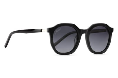 Jackie L Paris ZO-0256A shiny-zwart – grijs dégradé polarised TAC – UV400
