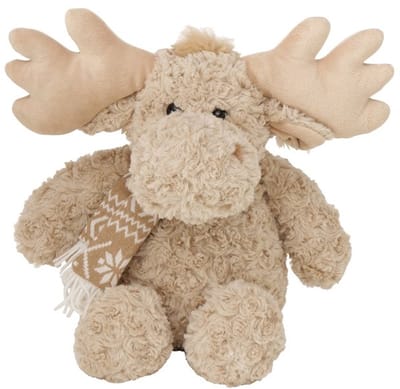Boltze - Pluche - Eland - Manuel - Knuffel - Licht Bruin - 36x36x36 cm - Wasbaar 30°C - Zachte Pluche