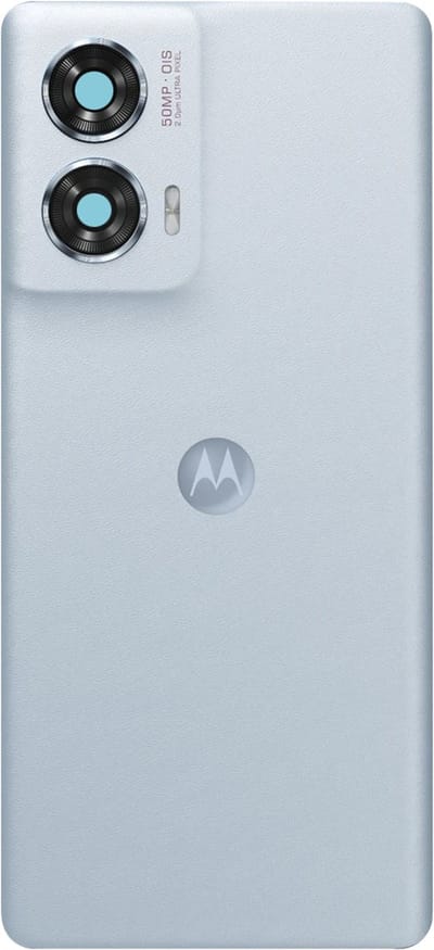 Motorola, Achterruit voor Motorola Edge 50 Fusion Original Service Pack, Bleekblauw