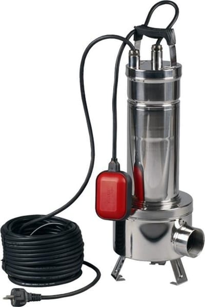 Kelfort Vuilwaterpomp met vlotter - rvs pomplichaam - vlakzuigend - 230V