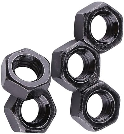 Dailygoody - Moer M3 - Zeskantmoeren set - Corrosiebestendig - Zwart