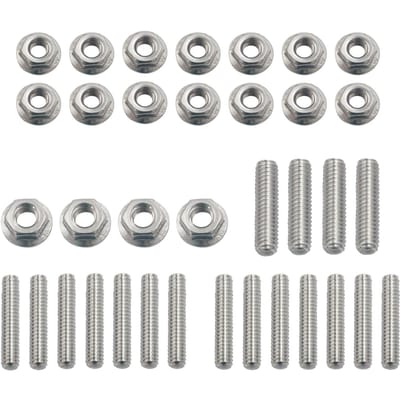 SBC OLIEPAN BOUTEN KIT ROESTVRIJ STAAL KIT Vervanging voor CHEVY 283 327 350 400 SMALL BLOCK 0 zilver