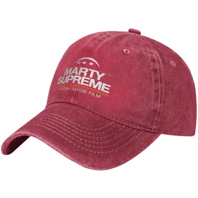 Casquette de baseball Logo Marty Supreme Soleil Randonnée Pêche Dropshipping Casquette Trucker Lavée Couple Femmes Design Vintage Casquette Snapback One Size pink