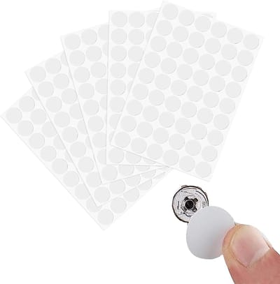 Set van 270 Zelfklevende Schroefgaten Stickers - Witte Schroefdopjes voor Meubels met een Diameter van 21 mm, Ideaal voor Verstevigen en Verbergen van Schroefgaten
