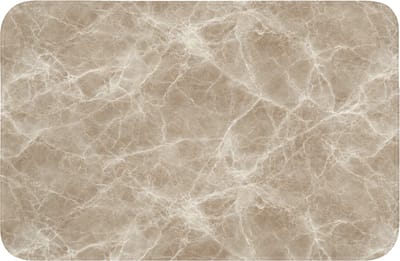 WC mat 60x40 cm - Antislip - Bruin - Kristaladers - Marmer - Toiletmat - Vloermat - Douchemat - Toilet tapijt - Toiletmatten