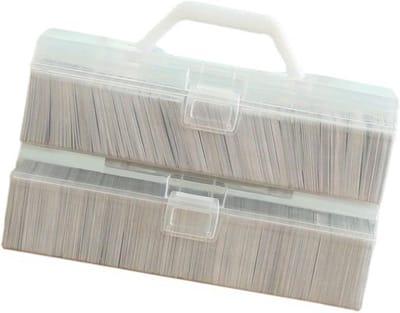 Grote Opvouwbare Kaartopslagdoos voor 200 Toploaders en 750 Handelskaarten, Ideaal voor Verzamelingen en Organisatie