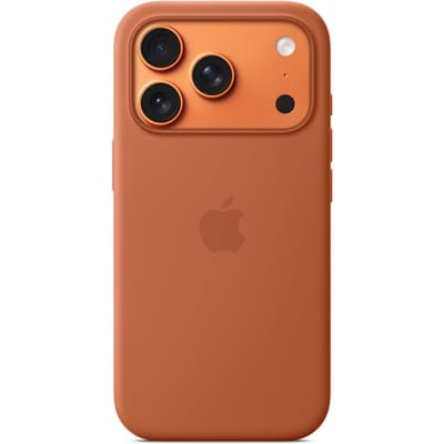 Siliconenhoesje met MagSafe voor de Apple iPhone 17 Pro - Terracotta