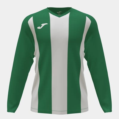Joma Pisa II Voetbalshirt Lange Mouw Kinderen - Groen / Wit | Maat: 152
