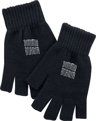 Dimmu Borgir Logo Vingerloze handschoenen zwart - Polyacryl - Band merch, Bands