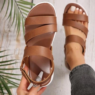 Dames Holle Ademende Waterdichte Instapper Mode Sport Slippers Sandalen Antislip Zomer Platte Slides voor Buiten 36