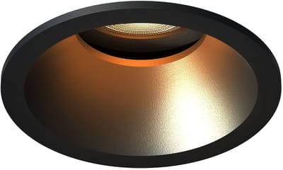 Ledvion – LED Inbouwspot Rond ø81mm – Zwart – Dimbaar – Kantelbaar – GU10 – 2700K – 3W – IP20
