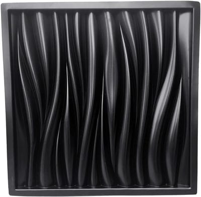Bestratingsvorm - Betonmal Tuin - Pad Aanleggen - Uniek Patroon - 54 x 54 cm - Zwart