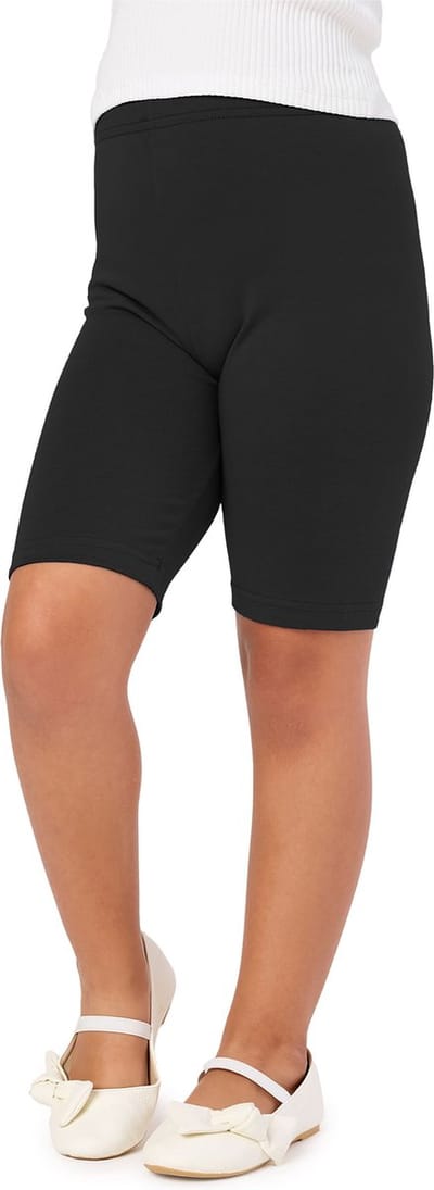 Merry Style MS-MS10-132-LE Meisjes Leggings - Sport - Vrijetijdsbroek - Kort – Viscose - Sporbroek - Yogabroek - Zwart - 110